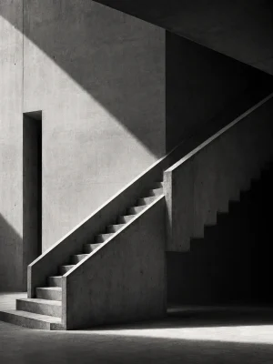 Affiche Solitude Urbaine, photographie architecturale YKAKY